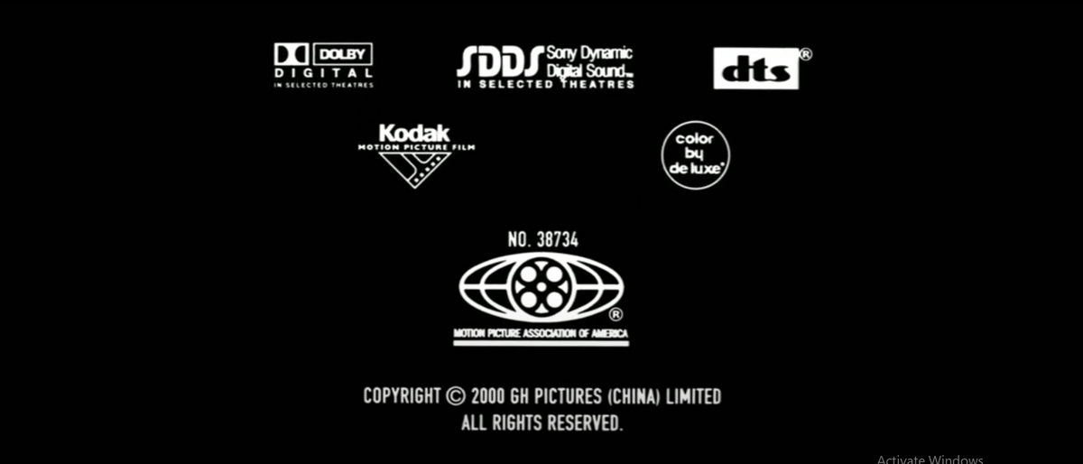 digital dts sound credits