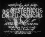 The Mysterious Dr. Fu Manchu (1929)