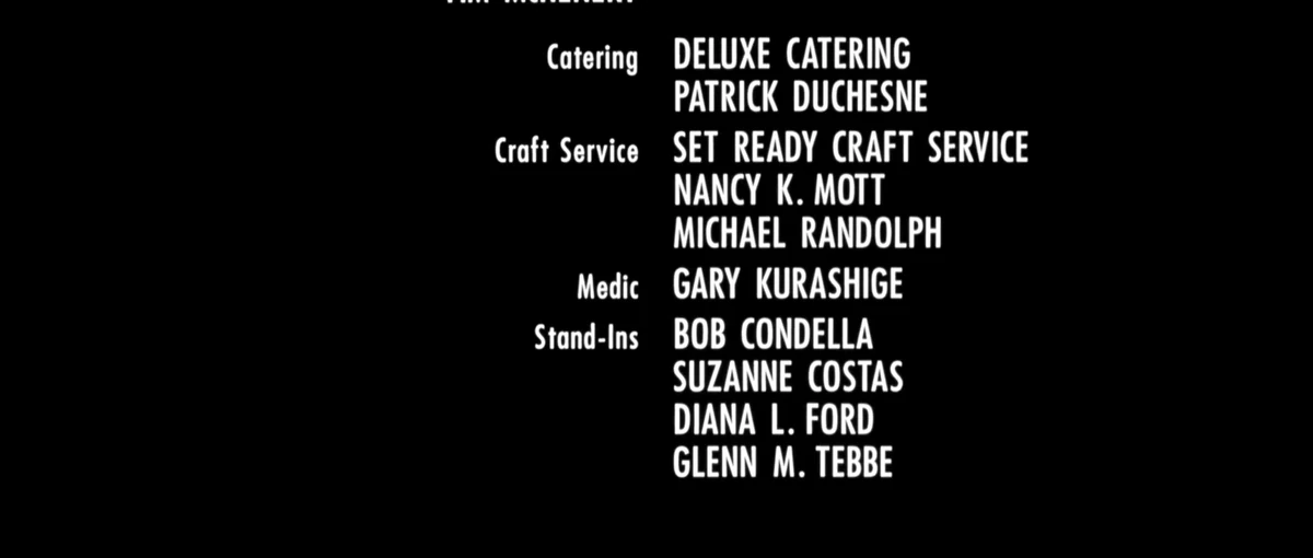 Deluxe Catering/In Credit Text Variants Logo Timeline Wiki Fandom