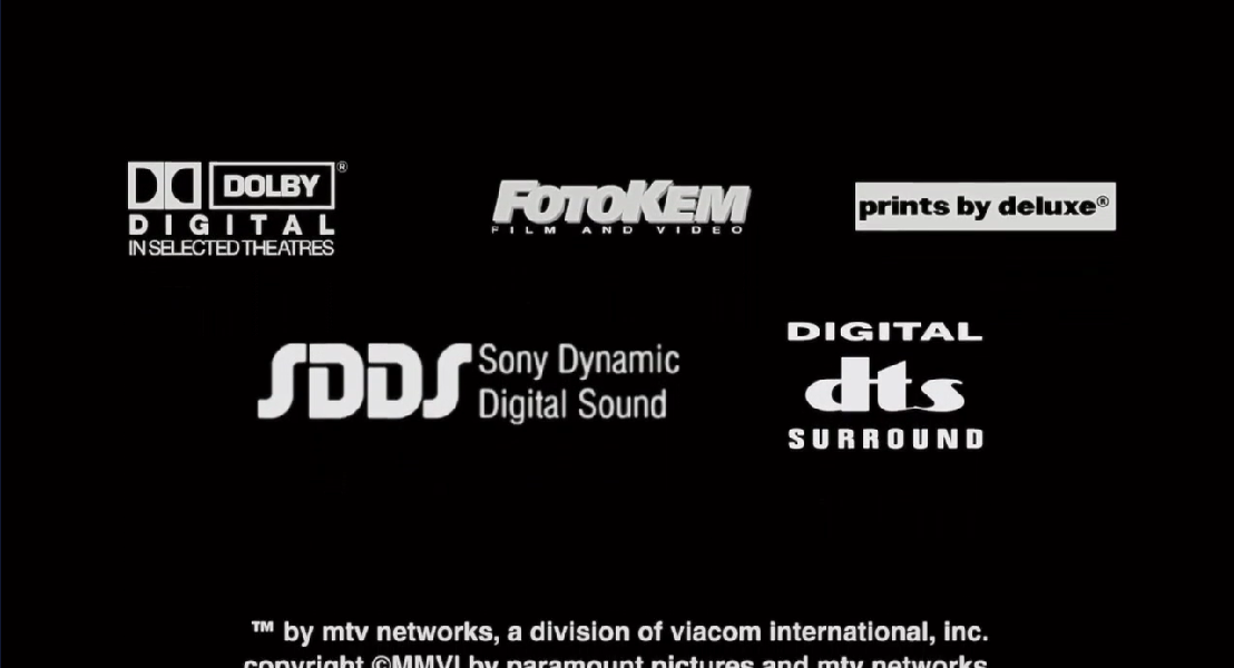 digital dts sound credits