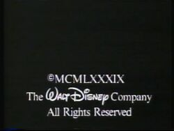 Disney Enterprises Inc./Copyright Notices | Logo Timeline Wiki