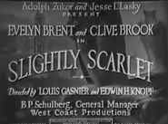 Slightly Scarlet (1930)