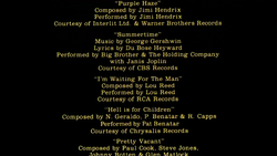 Warner Bros. Music Editing/In-Credits Text Variants, Logo Timeline Wiki