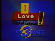 "I Love Acadiana" branding (1994).