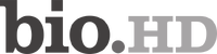HD logo with gray dot