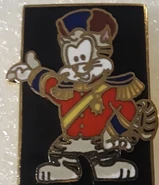 Drastically different design as seen on a pin