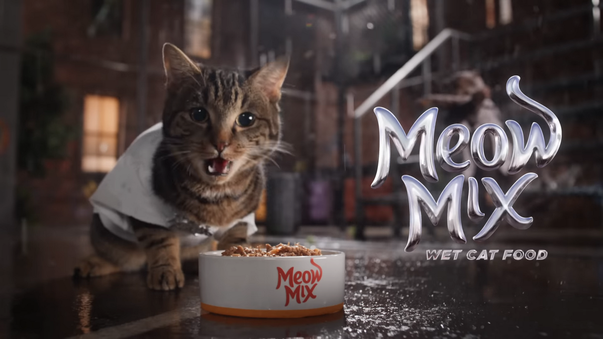 Meow on sale mix commercial