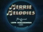 Merrie Melodies Boulevardier From The Bronx