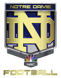 Notre Dame Football on NBC logo