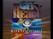 CBS-TV's Get Ready For CBS Video ID With WJBK-TV Detroit Byline From Late 1989