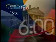 6 p.m. newscast title card.