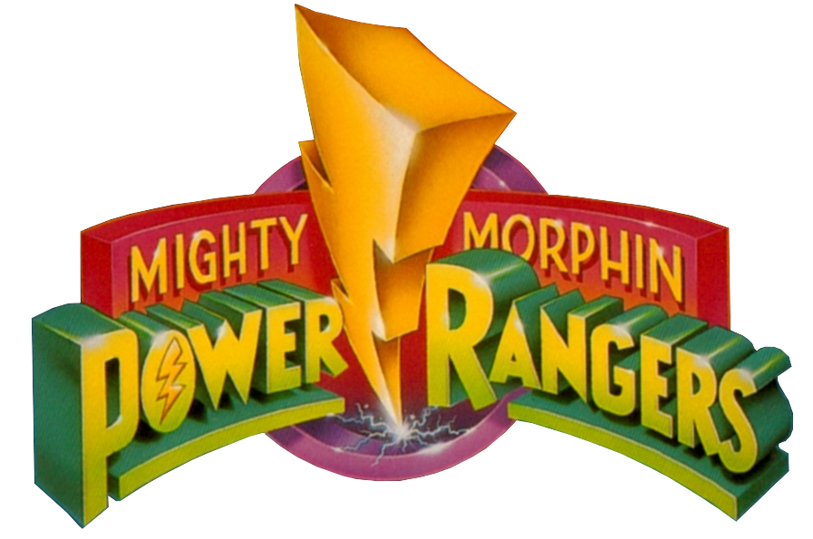 Decorative Self standing MIGHTY MORPHIN POWER RANGERS logo display | eBay