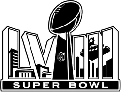 Super Bowl LVIII (58) Logo Pin
