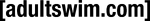 The logo of [adultswim.com], which is used as a watermark for online videos from 2004 to 2013