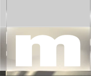 Later in mid-2011, the logo was updated, and the abstract line was tinted in a silver-like color (2011-2014)