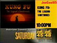 Kung Fu The Legend Continues FOX45&48 Promo
