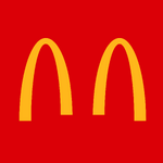 Logo with "split" Golden Arches, used to promote social distancing during the COVID-19 pandemic