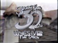 WYES 30th annoversary logo (1987)