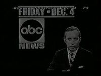 December 4, 1970 intro (Frank Reynolds' last night as ABC Evening News anchor before giving way to Harry Reasoner)