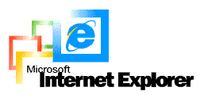 IE5.5 logo on the About screen