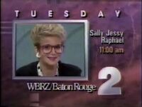 WBRZ 2 Sally Jessy Raphael promo 1989