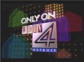 "Come Home To The Best, Only On WDIV" station ID from late 1988