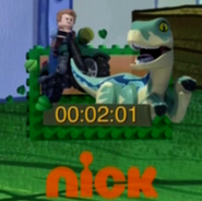 Countdown screen bug used for the premiere of lego Jurassic world: Legend of Isla Nublar September 14, 2019