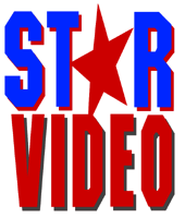 Logo with white box seen on–screen on VHS releases only