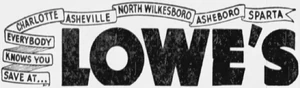 Lowe's - Jun 1955