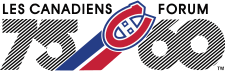 75th anniversary of Canadiens & 60th anniversary of Montreal Forum, used in 1985