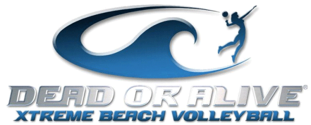 Beach volleyball shop logo