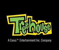 Treehouse TV in Corus byline (2004) logo brighter