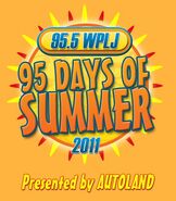 WPLJ-FM's 95.5's 95 Days Of Summer 2001 Logo From 2011
