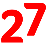 Telkomsel 27 Tahun Number.png (20 KB) Number Version