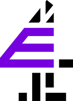 Old Channel Four Logo Getting Chased by E4 by TheRandomMeister