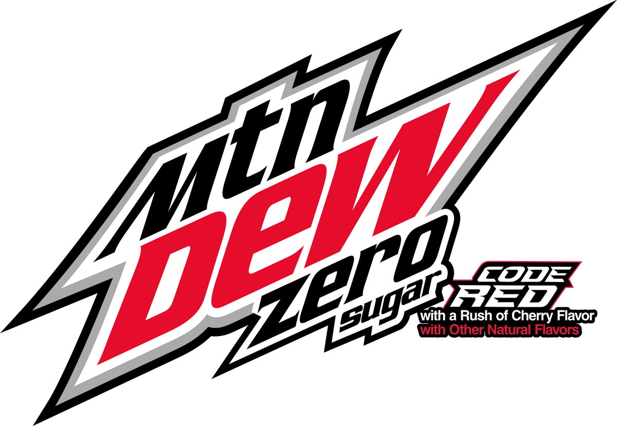 mountain dew code red logo