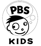 PBS Kids Prototype Dash Logo Trademark Print with wordmark