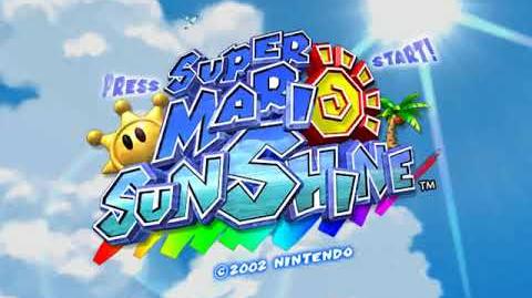 Super Mario Sunshine Title Screen (2002, NTSC-U, Open matte, 60fps)