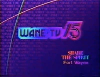 "Share the Spirit with WANE TV" ID