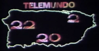 Version with Ponce's WUHP-TV (channel 20; now WKPV) and WUHM-TV channel 22 in Mayagüez (now WNJX-LP; satellite station of WAPA-TV).