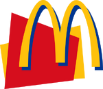 1995 variant, mainly used on packaging and promotional material. Ketchup packs continued using this logo until the late 2010s while most packaging in Canadian locations continued using this logo until around 2008.