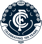 Carlton Football Club 150th anniversary logo