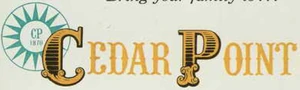 Cedar Point 1963 logo