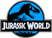2D version (similar to the original Jurassic Park logo)