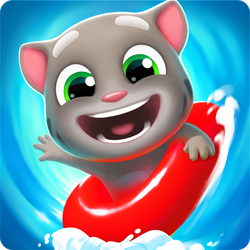 talking tom pool vs talking tom time rush 