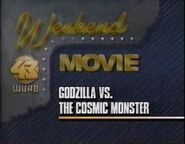 WUAB - Weekend Movie - Godzilla vs. The Cosmic Monster - 1989