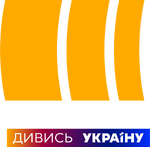 Icon with a byline Dyvys Ukrainu (used on Indigo TV since April 18, 2022)