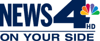 Logo with slogan, also used as its news department's logo