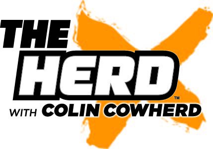 Men_s The Herd with Colin Cowherd Sticker for Sale by