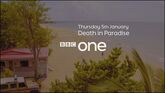 Trailer style with beach end-board, "shrinking O" end-board retained from 2016, and with the Oneness swirl added to sub-logo (Death in Paradise)